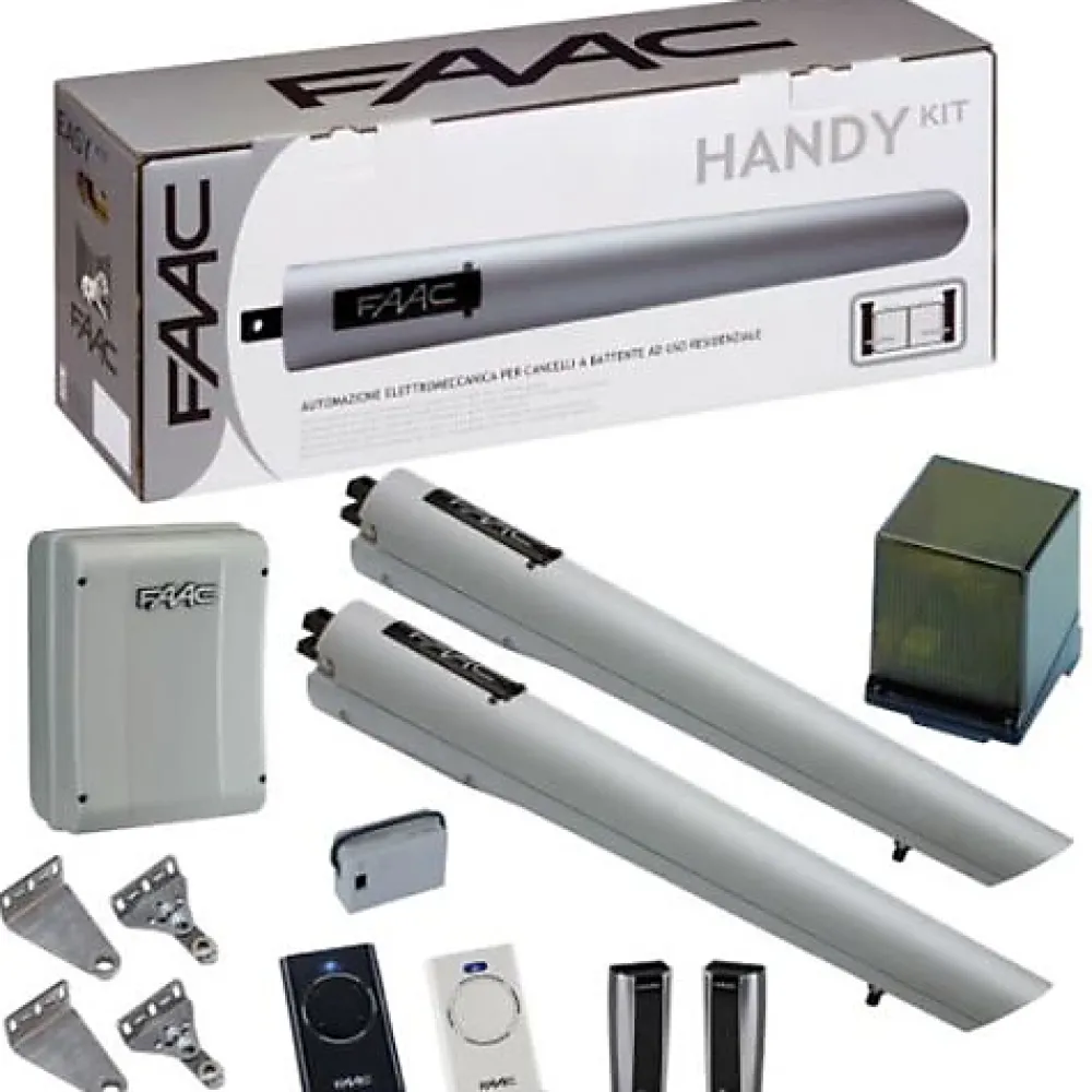 Faac Kit HANDY intégral pour portail battant 24V - - 105998144