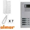 Golmar Interphone-Kit interphone avec 7 combinés Collectif