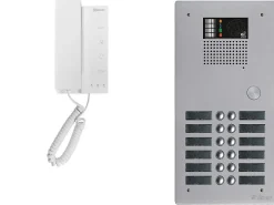 Golmar Interphone-Kit interphone avec 12 combinés Collectif