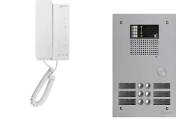 Golmar Kit interphone avec 6 combinés Collectif