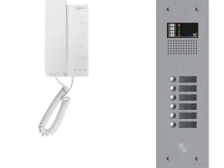 Golmar Kit interphone avec 6 combinés Collectif