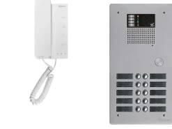 Golmar Kit interphone avec 9 combinés Collectif