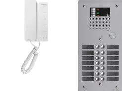 Golmar Interphone-Kit interphone avec 14 combinés Collectif