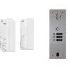 Urmet Kit interphone 1 rangée avec 3 combinés Collectif