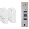 Urmet Kit interphone 1 rangée avec 7 combinés Collectif