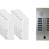 Urmet Kit interphone 2 rangées avec 12 combinés Collectif