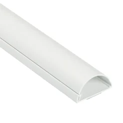 D-Line Kit moulure semi-circulaire 50 x 25 mm blanc