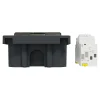 Schneider Electric Borne Recharge Voiture Électrique-Kit Mureva EVlink - Protection + Prise courant 2P+T renforcée VE IP66 IK08 Gris