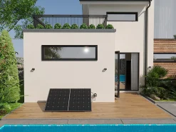 Vente-unique Panneau Solaire Portable-Kit panneau solaire Plug and Play - 425 W - LUMINOSER