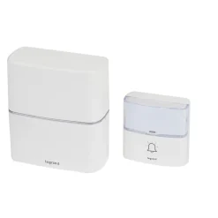 Legrand Kit Serénité carillon et sonnette sans fil 30 mélodies + MP3 alimentation par piles - blanc