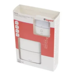 Legrand Kit Serénité carillon et sonnette sans fil 30 mélodies + MP3 alimentation par piles - blanc
