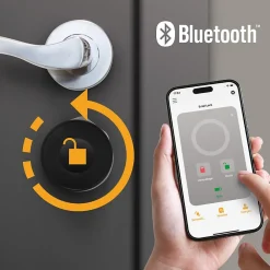 Extel Kit Serrure Connectée Lock + cylindre 35/35 mm + clavier sans fil + 2 badges supplémentaires