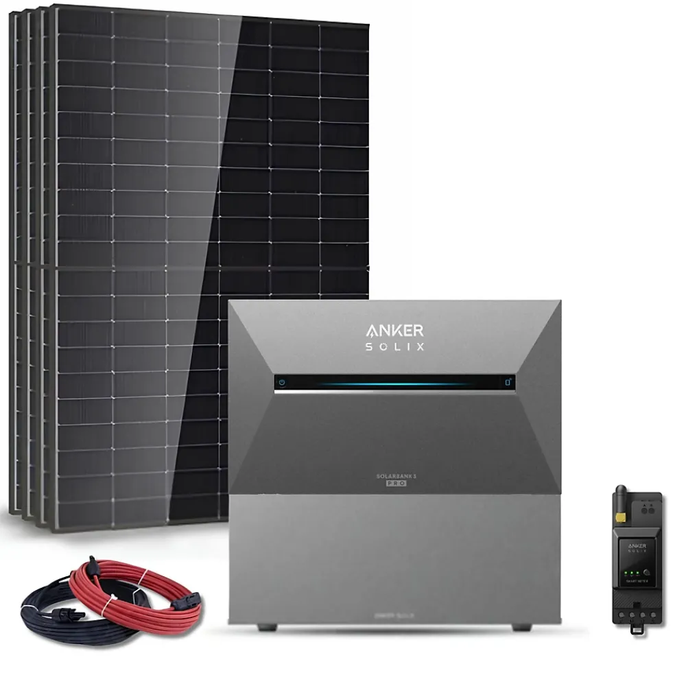 Dmegc Kit solaire 1820Wc - Batterie Anker 5,36 kWh