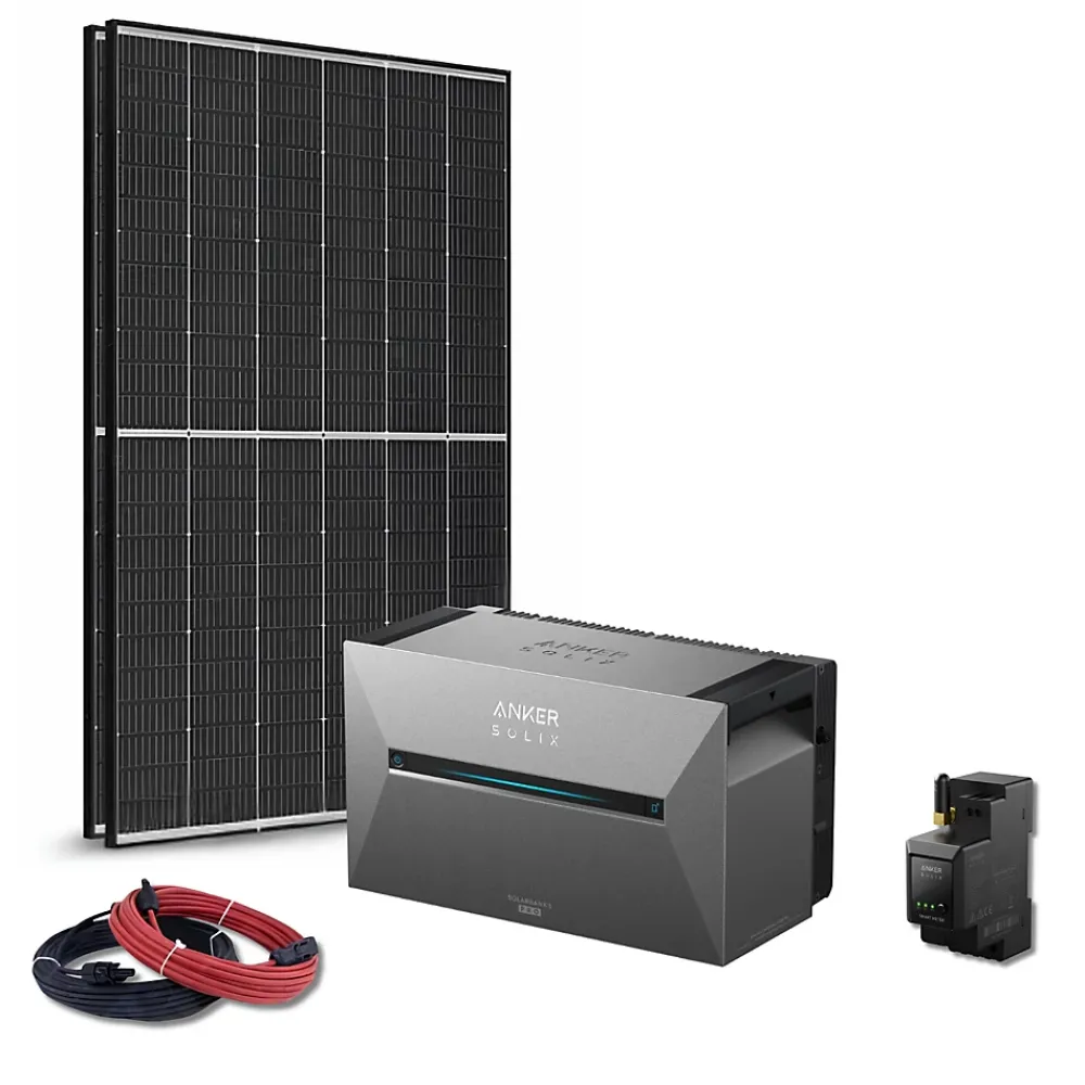 Trina Solar Kit Panneau Solaire-Kit solaire 1000Wc TrinaSolar - Batterie Anker 2,68 kWh