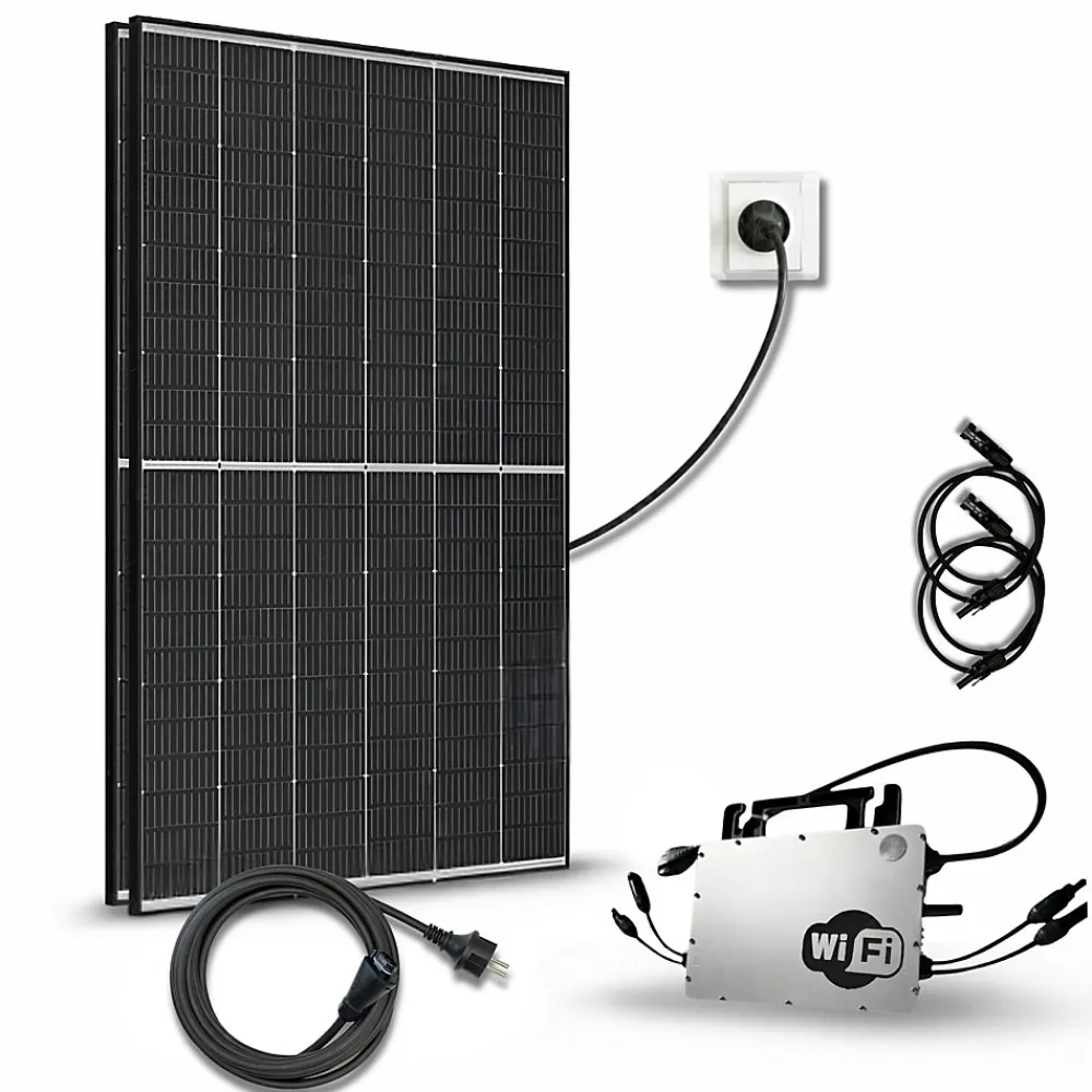 Trina Solar Kit Panneau Solaire-Kit solaire 1000Wc TrinaSolar - Micro-onduleur Hoymiles