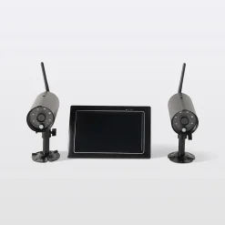 Chacon Kit vidéosurveillance intérieur et extérieur - 2 caméras 1080P - 4 canaux - 2 To