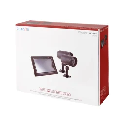 Chacon Kit vidéosurveillance intérieur et extérieur - 2 caméras 1080P - 4 canaux - 2 To