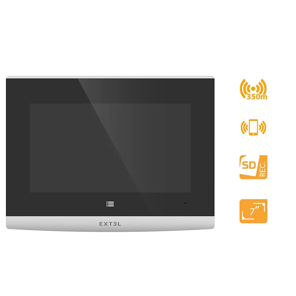 Extel Visiophone-Kit Visiophone connecté et sans fil Wave 2 + 1 batterie supplémentaire -