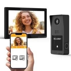 Extel Visiophone-Kit visiophone filaire connecté Digital Connect + coque graphite