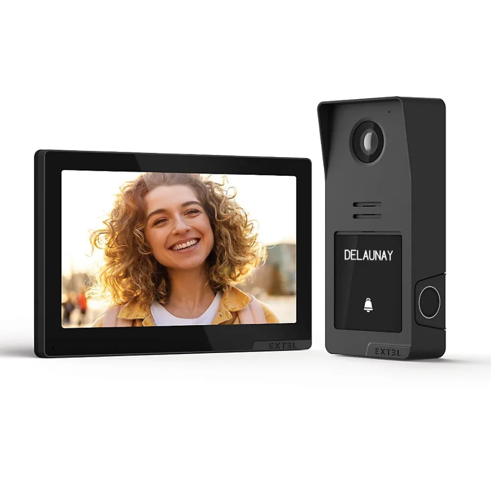 Extel Visiophone-Kit visiophone filaire connecté Digital Connect + coque graphite