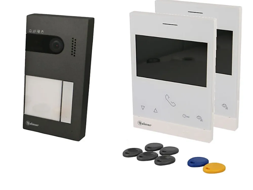 Golmar Kit visiophone Soul 4" 2 écrans