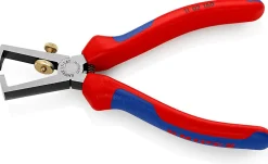 D44 KNIPEX Pince à dénuder universelle 160 mm, poignées bi-matière, tête polie, réglage moleté 11 02 160 SB
