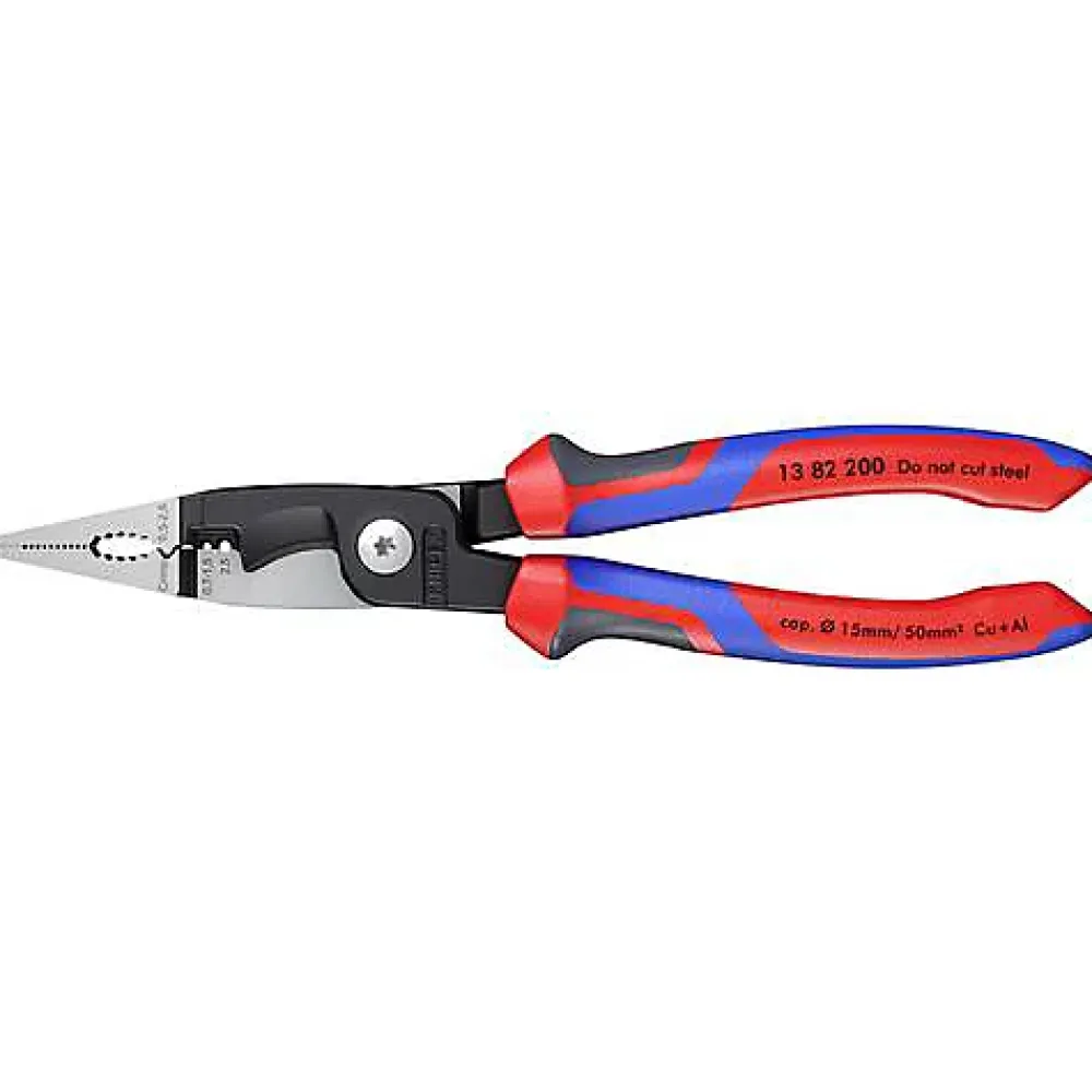 D44 Knipex 13 82 200 Pince multifonction 200 mm, dénudage jusqu'à 50 mm², 0 AWG