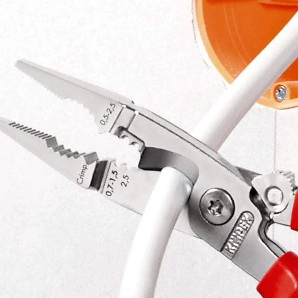 D44 Knipex 13 82 200 Pince multifonction 200 mm, dénudage jusqu'à 50 mm², 0 AWG