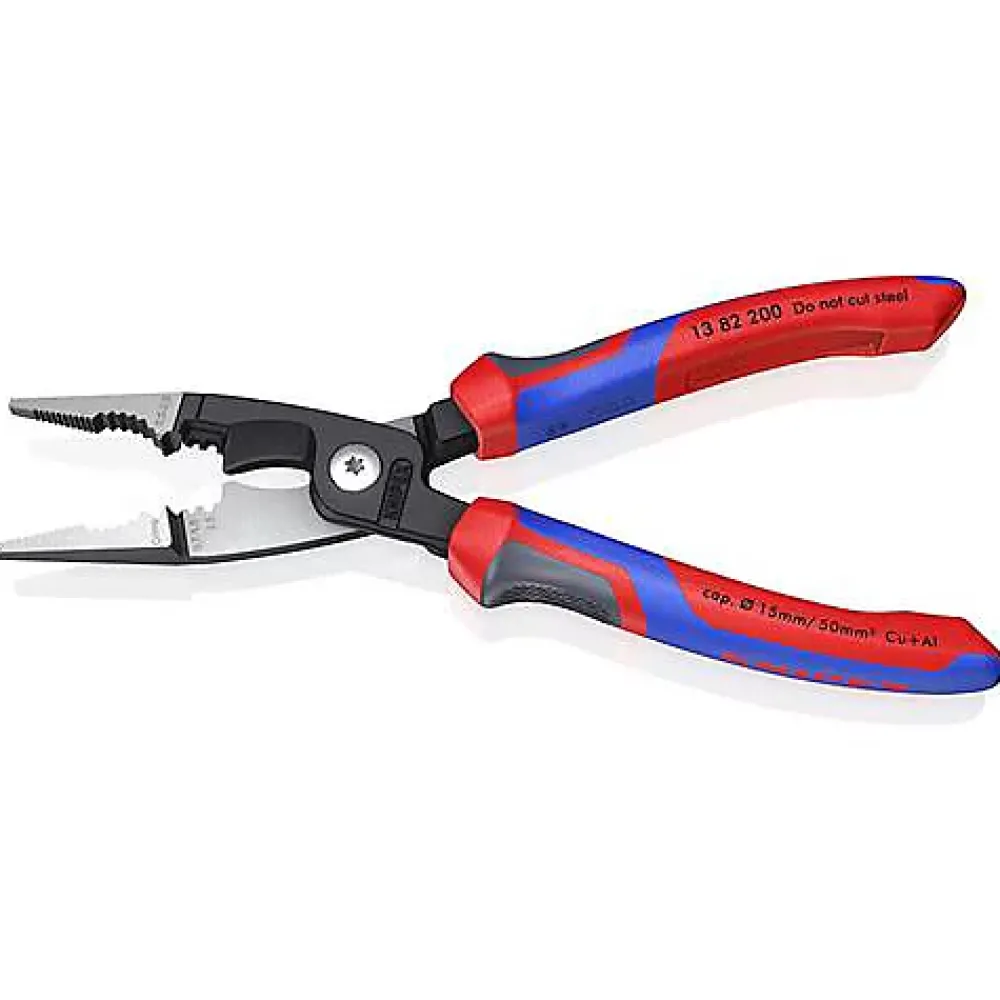 D44 Knipex 13 82 200 Pince multifonction 200 mm, dénudage jusqu'à 50 mm², 0 AWG