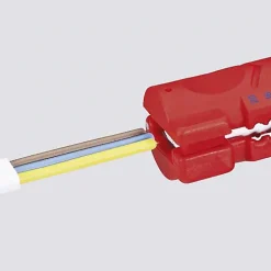 D44 Pince À Dénuder-Knipex 16 64 125 SB Dénudeur de câble 125 mm pour câbles plats et ronds