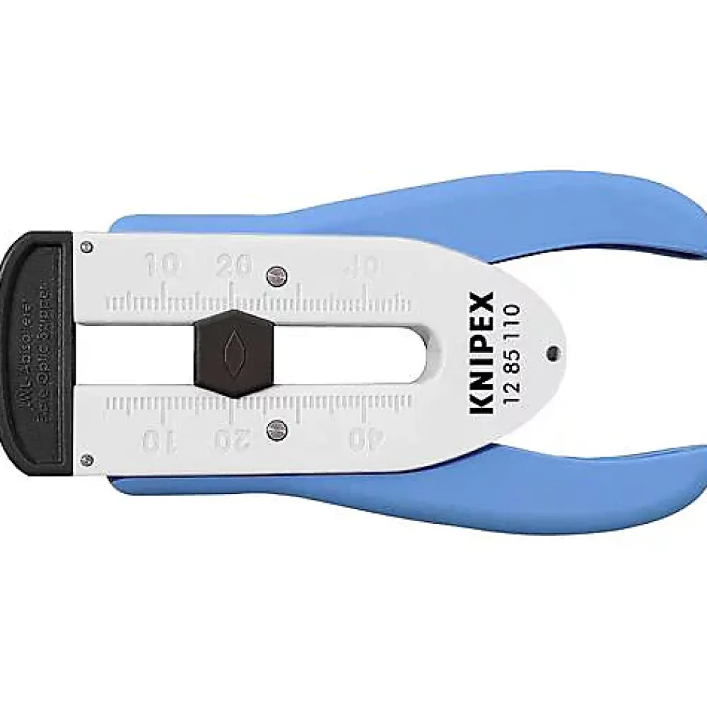 D44 Knipex 12 85 110 SB - Pince à dénuder pour câbles à fibres optiques 190 mm, capacité 0,125 mm