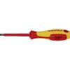 D44 Tournevis D'Électricien-Knipex 98 25 01 VDE Tournevis cruciforme Pozidriv PZ 1, longueur lame 80 mm, isolation VDE