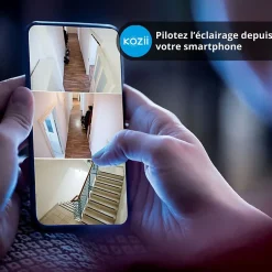 Kozii - Caméra connectée HD 720p avec Détecteur de mouvement intégré - KCAM720