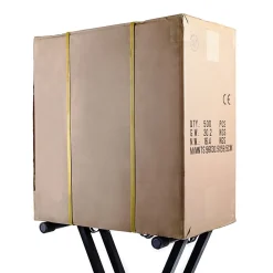 Duronic KS2B Support pour synthétiseur clavier Hauteur réglable de 33 à 98 cm Charge max 30 kg Vis et sangles de fixation