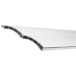 PROTECTA Accessoire Pour Volet, Fenêtre Et Portail-Lame PVC L.1,80 m vendue par 4 pièces