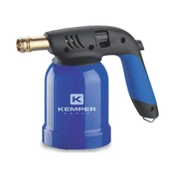 Kemper Lampe À Souder-Lampe a souder à gaz Coque Acier piezo cartouches gaz 190g