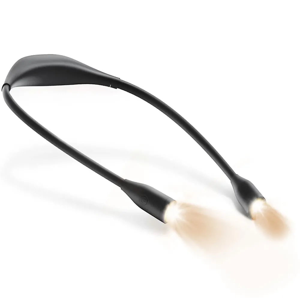 Fishtec Lampe de lecture de cou rechargeable 3 couleurs de lumière