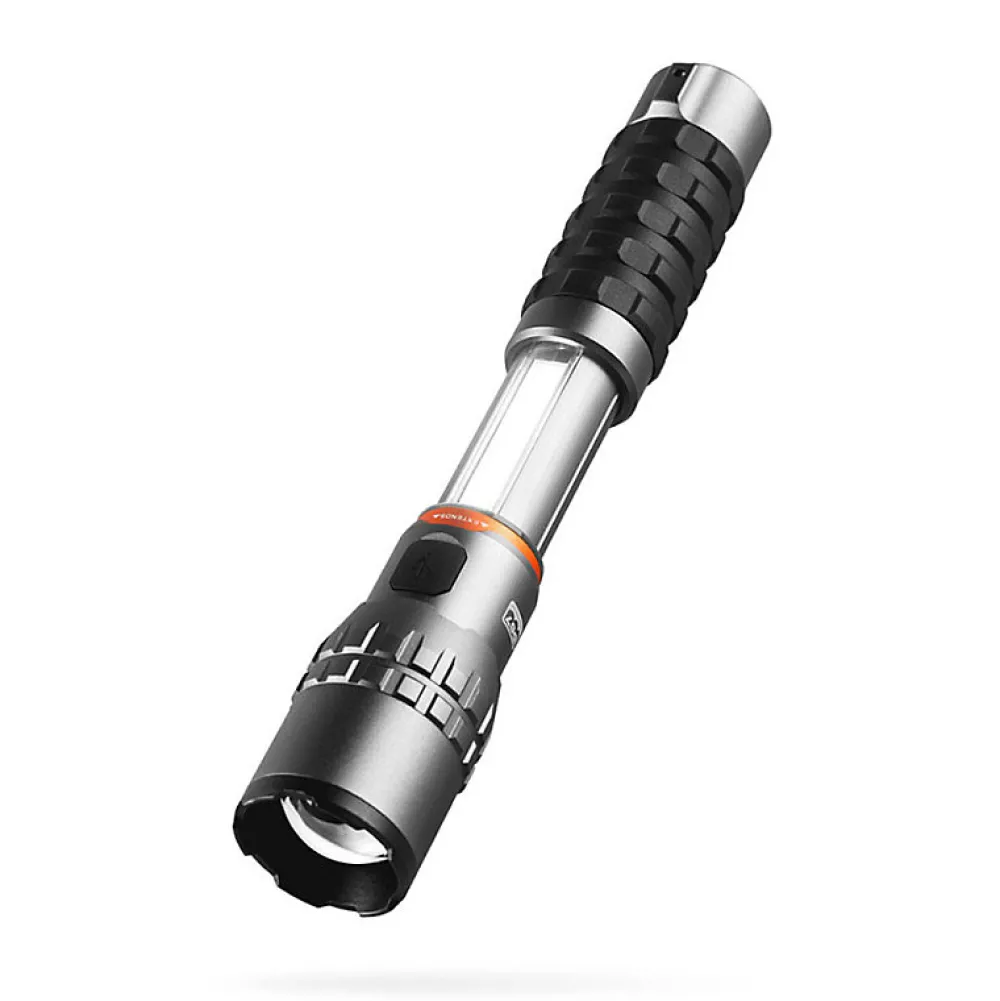 Nebo Lampe de Poche Rechargeable Slyde King 2K + COB - 2000 Lumens - Aluminium Noir IP67