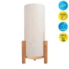 Näve Baladeuse-Lampe de table à accu MADITA H 48cm beige naturel LED intégrée intensité variable capteur tactile
