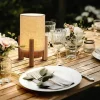 Näve Lampe de table à accu MATILDA H 32cm beige naturel LED intégrée intensité variable capteur tactile
