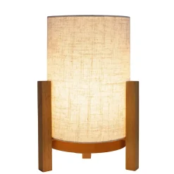 Näve Lampe de table à accu MATILDA H 32cm beige naturel LED intégrée intensité variable capteur tactile
