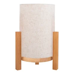 Näve Lampe de table à accu MATILDA H 32cm beige naturel LED intégrée intensité variable capteur tactile