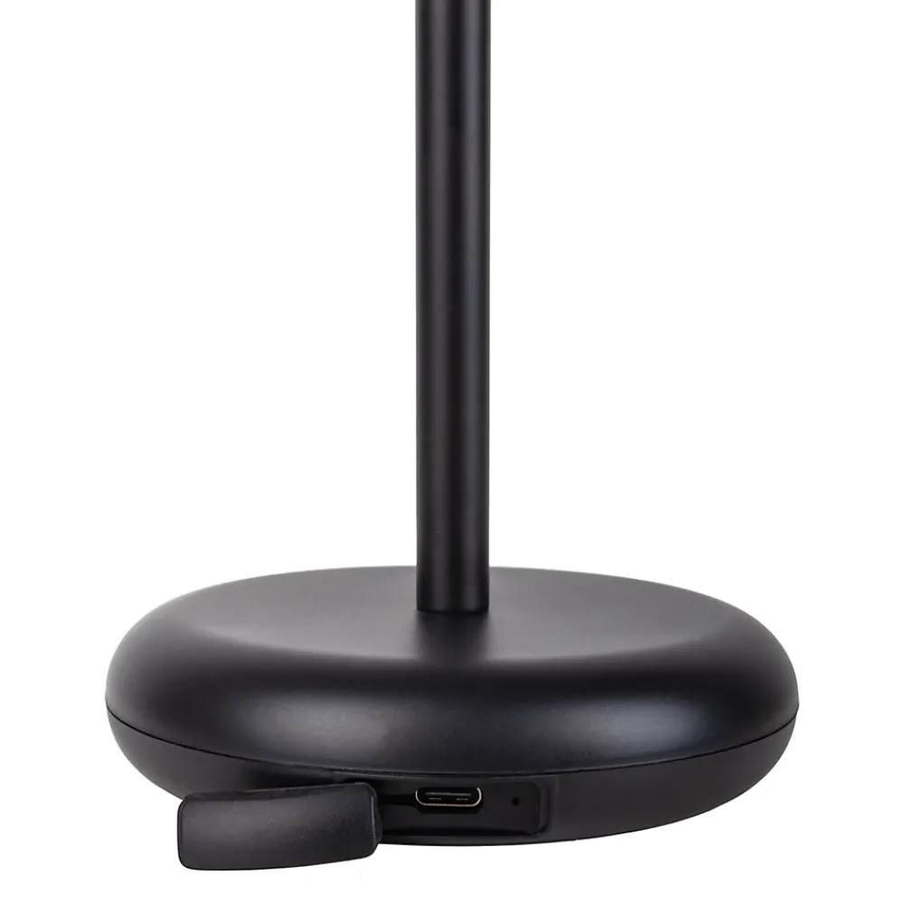 Näve Baladeuse-Lampe de table à accu PASI intérieur extérieur métal plastique noir intensité variable tactile fonction mémoire hauteur 26cm