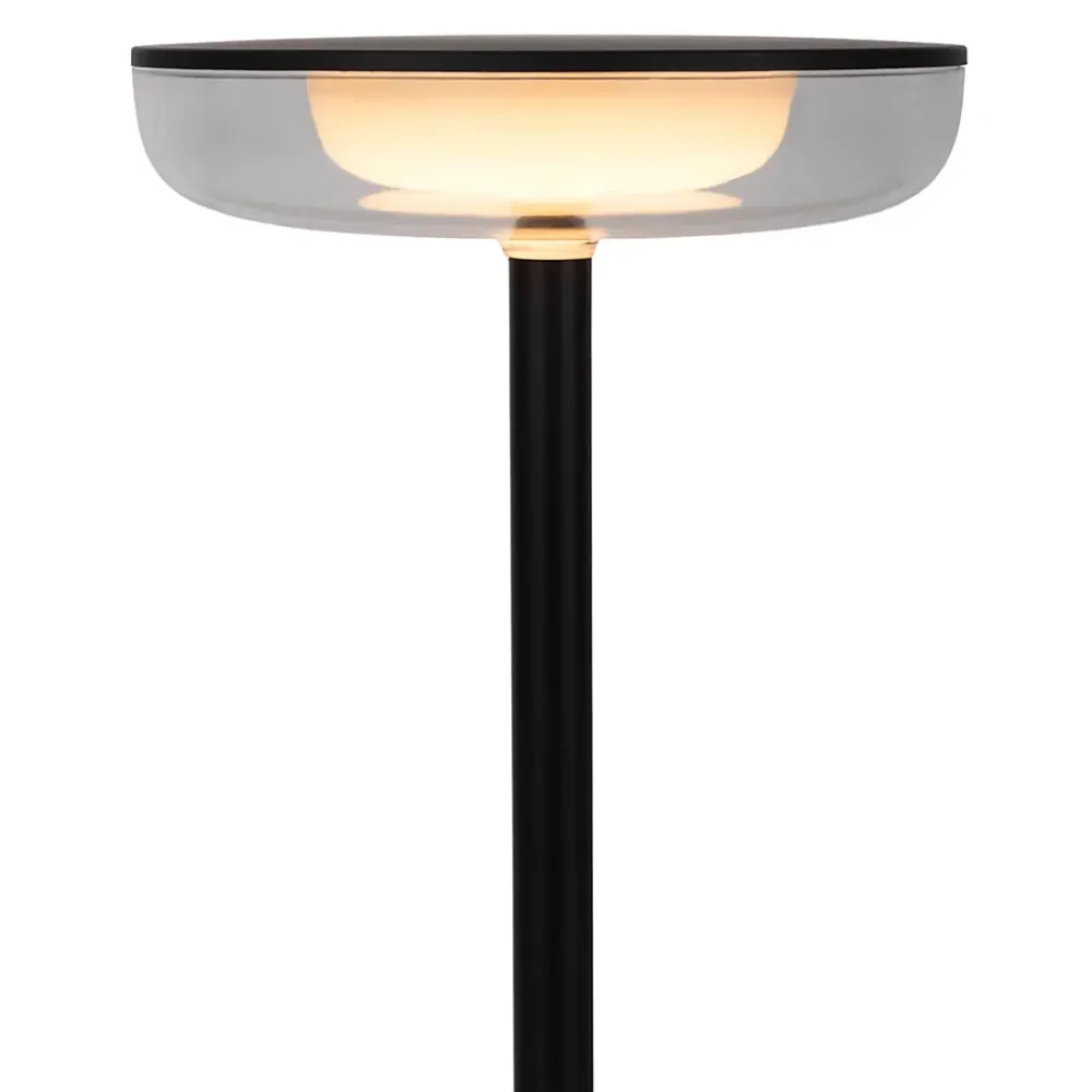 Näve Baladeuse-Lampe de table à accu PASI intérieur extérieur métal plastique noir intensité variable tactile fonction mémoire hauteur 26cm