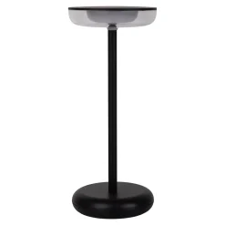 Näve Baladeuse-Lampe de table à accu PASI intérieur extérieur métal plastique noir intensité variable tactile fonction mémoire hauteur 26cm