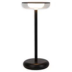Näve Baladeuse-Lampe de table à accu PASI intérieur extérieur métal plastique noir intensité variable tactile fonction mémoire hauteur 26cm
