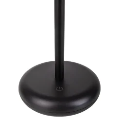 Näve Baladeuse-Lampe de table à accu PASI intérieur extérieur métal plastique noir intensité variable tactile fonction mémoire hauteur 26cm