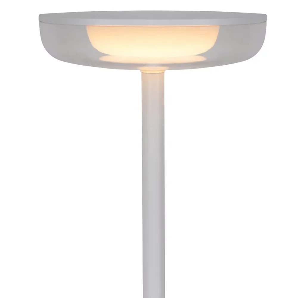 Näve Lampe de table à accu PASI intérieur extérieur métal plastique blanc intensité variable tactile fonction mémoire hauteur 26cm