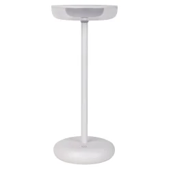 Näve Lampe de table à accu PASI intérieur extérieur métal plastique blanc intensité variable tactile fonction mémoire hauteur 26cm