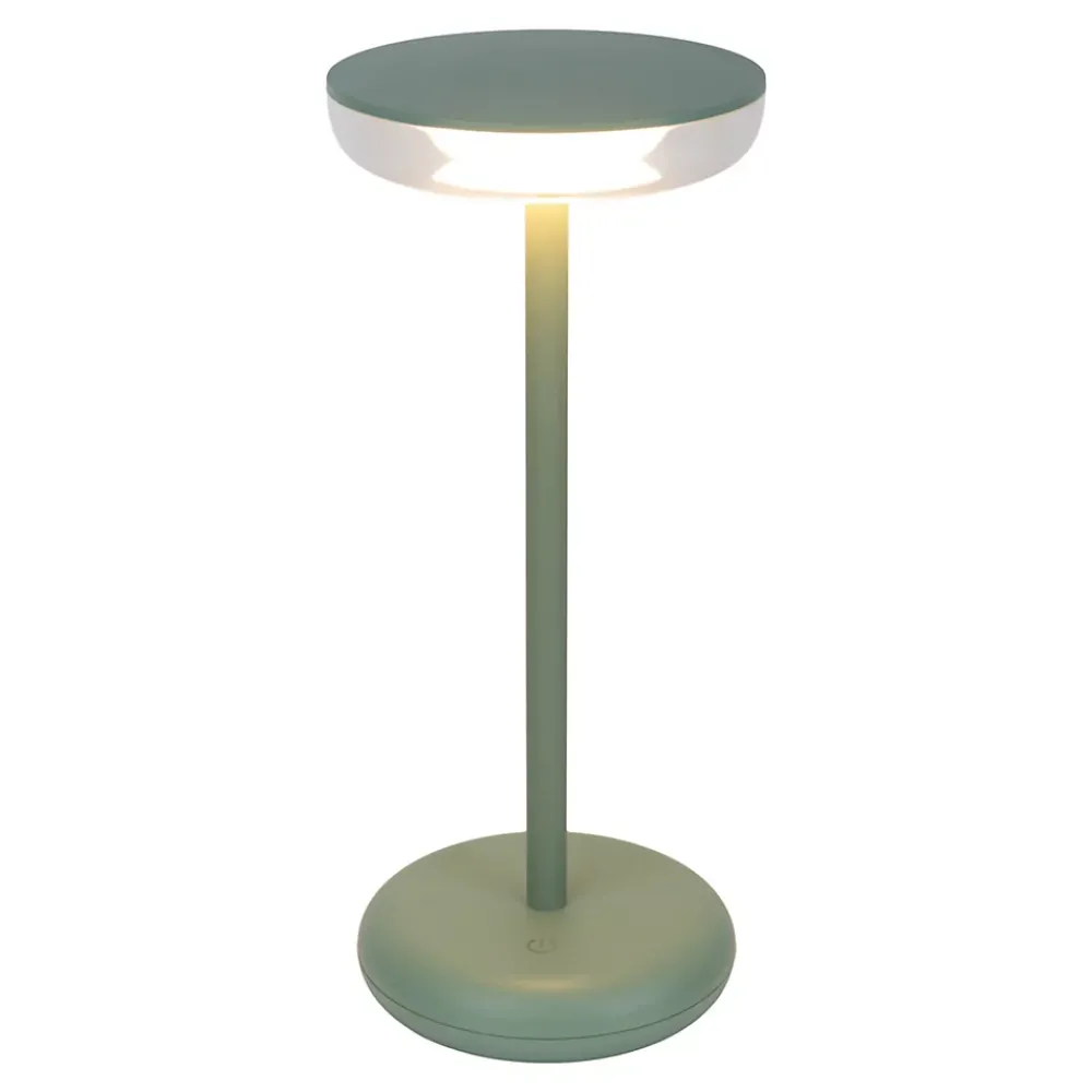 Näve Baladeuse-Lampe de table à accu PASI intérieur extérieur métal plastique rose intensité variable tactile fonction mémoire hauteur 26cm